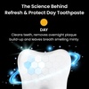 image:imageAquaSonic 2Pack of Refresh amp Protect Day Toothpaste  Removes Plaque  Fresh Clean Minty Breath  FluorideFree PeroxideFree Whitening Formula Inspired by Nature