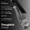 image:imageAquaSonic Aqua Flosser PRO  Rechargeable Electric Cordless Water Flosser for Teeth Gums amp Tongue  Waterproof Modern Design 300ml Large Tank 3 Modes 6 Jet Tips Deluxe Tongue Nozzle  Optic WhiteBlack