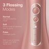 image:imageAquaSonic Aqua Flosser PRO  Rechargeable Electric Cordless Water Flosser for Teeth Gums amp Tongue  Waterproof Modern Design 300ml Large Tank 3 Modes 6 Jet Tips Deluxe Tongue Nozzle  Optic WhiteRose Gold