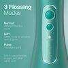 image:imageAquaSonic Aqua Flosser PRO  Rechargeable Electric Cordless Water Flosser for Teeth Gums amp Tongue  Waterproof Modern Design 300ml Large Tank 3 Modes 6 Jet Tips Deluxe Tongue Nozzle  Optic WhiteGreen