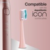 image:imageAquaSonic Genuine Icon Replacement Brush Heads  ADA Accepted  Compatible with AquaSonic Icon Toothbrush  6 Brush Heads  for Normal amp Sensitive Teeth Light PinkBlush