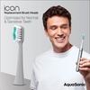 image:imageAquaSonic Genuine Icon Replacement Brush Heads  ADA Accepted  Compatible with AquaSonic Icon Toothbrush  6 Brush Heads  for Normal amp Sensitive Teeth Light PinkStone