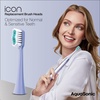 image:imageAquaSonic Genuine Icon Replacement Brush Heads  ADA Accepted  Compatible with AquaSonic Icon Toothbrush  6 Brush Heads  for Normal amp Sensitive Teeth Light PinkLilac