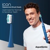 image:imageAquaSonic Genuine Icon Replacement Brush Heads  ADA Accepted  Compatible with AquaSonic Icon Toothbrush  6 Brush Heads  for Normal amp Sensitive Teeth Light PinkNavy