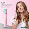 image:imageAquaSonic Genuine Icon Replacement Brush Heads  ADA Accepted  Compatible with AquaSonic Icon Toothbrush  6 Brush Heads  for Normal amp Sensitive Teeth Light PinkLight Pink
