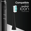 image:imageAquaSonic Genuine Icon Replacement Brush Heads  ADA Accepted  Compatible with AquaSonic Icon Toothbrush  6 Brush Heads  for Normal amp Sensitive Teeth Light PinkOnyx