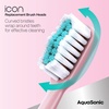 image:imageAquaSonic Genuine Icon Replacement Brush Heads  ADA Accepted  Compatible with AquaSonic Icon Toothbrush  6 Brush Heads  for Normal amp Sensitive Teeth Light PinkLight Pink