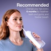 image:imageAquaSonic Genuine Icon Water Flosser Replacement Tips  5 Tips 4 Types Standard Periodontal Orthodontic amp Tongue Scraper  Authentic Parts MintLilac