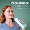 image:imageAquaSonic Genuine Icon Water Flosser Replacement Tips  5 Tips 4 Types Standard Periodontal Orthodontic amp Tongue Scraper  Authentic Parts MintMint