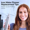 image:imageAquaSonic Genuine Icon Water Flosser Replacement Tips  5 Tips 4 Types Standard Periodontal Orthodontic amp Tongue Scraper  Authentic Parts MintStone