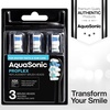 image:imageAquaSonic Genuine Proflex Replacement Brush Heads  ADA Accepted  for Whiter Teeth amp Gum Care  Compatible with Many AquaSonic Toothbrush Handles 3 Pack Black3 Pack Black