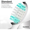 image:imageAquaSonic Genuine Standard Replacement Brush Heads  ADA Accepted  for Normal amp Sensitive Teeth  Compatible with Many AquaSonic Toothbrush Handles 8 Pack Black2 Pack White