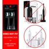 image:imageAquaSonic Genuine Standard Replacement Brush Heads  ADA Accepted  for Normal amp Sensitive Teeth  Compatible with Many AquaSonic Toothbrush Handles 8 Pack Black2 Pack Black