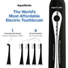 image:imageAquaSonic Home Dental Center Rechargeable Power Toothbrush amp Smart Water Flosser  Complete Family Oral Care System  10 Attachments and Tips Included  Various Modes amp Timers BlackBlack