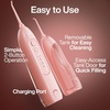 image:imageAquaSonic Icon Water Flosser for Teeth  Cordless Rechargeable Oral Irrigator  Waterproof Portable Dental Cleaning with Jet Tip  Braces Home Travel  OnyxBlush