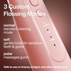 image:imageAquaSonic Icon Water Flosser for Teeth  Cordless Rechargeable Oral Irrigator  Waterproof Portable Dental Cleaning with Jet Tip  Braces Home Travel  OnyxBlush