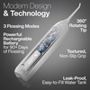 image:imageAquaSonic Icon Water Flosser for Teeth  Cordless Rechargeable Oral Irrigator  Waterproof Portable Dental Cleaning with Jet Tip  Braces Home Travel  OnyxStone
