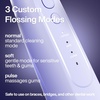 image:imageAquaSonic Icon Water Flosser for Teeth  Cordless Rechargeable Oral Irrigator  Waterproof Portable Dental Cleaning with Jet Tip  Braces Home Travel  OnyxLilac