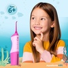 image:imageAquaSonic Kids Water Flosser for Ages 6  Standard Nozzle Orthodontic Nozzle amp Waterproof Stickers  4 Flossing Modes  Aquarium Adventures Theme PinkPink