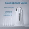 image:imageAquaSonic Water Flosser  Cordless Rechargeable Water Flossers for Teeth Cleaning  Waterproof Aqua Flosser Portable Oral Irrigator for Dental Cleaning with 5 Jet Tips  Braces Home TravelWhite