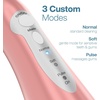image:imageAquaSonic Water Flosser  Cordless Rechargeable Water Flossers for Teeth Cleaning  Waterproof Aqua Flosser Portable Oral Irrigator for Dental Cleaning with 5 Jet Tips  Braces Home TravelRose Gold