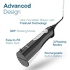 image:imageAquaSonic Water Flosser  Cordless Rechargeable Water Flossers for Teeth Cleaning  Waterproof Aqua Flosser Portable Oral Irrigator for Dental Cleaning with 5 Jet Tips  Braces Home TravelBlack