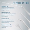 image:imageAquaSonic Water Flosser  Cordless Rechargeable Water Flossers for Teeth Cleaning  Waterproof Aqua Flosser Portable Oral Irrigator for Dental Cleaning with 5 Jet Tips  Braces Home TravelWhite