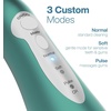 image:imageAquaSonic Water Flosser  Cordless Rechargeable Water Flossers for Teeth Cleaning  Waterproof Aqua Flosser Portable Oral Irrigator for Dental Cleaning with 5 Jet Tips  Braces Home TravelMint Green Metallic