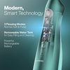 image:imageAquaSonic Water Flosser  Cordless Rechargeable Water Flossers for Teeth Cleaning  Waterproof Aqua Flosser Portable Oral Irrigator for Dental Cleaning with 5 Jet Tips  Braces Home TravelMint Green Metallic