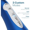 image:imageAquaSonic Water Flosser  Cordless Rechargeable Water Flossers for Teeth Cleaning  Waterproof Aqua Flosser Portable Oral Irrigator for Dental Cleaning with 5 Jet Tips  Braces Home TravelSapphire Blue