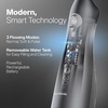 image:imageAquaSonic Water Flosser  Cordless Rechargeable Water Flossers for Teeth Cleaning  Waterproof Aqua Flosser Portable Oral Irrigator for Dental Cleaning with 5 Jet Tips  Braces Home TravelCharcoal Metallic