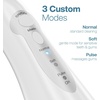 image:imageAquaSonic Water Flosser  Cordless Rechargeable Water Flossers for Teeth Cleaning  Waterproof Aqua Flosser Portable Oral Irrigator for Dental Cleaning with 5 Jet Tips  Braces Home TravelWhite