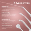 image:imageAquaSonic Water Flosser  Cordless Rechargeable Water Flossers for Teeth Cleaning  Waterproof Aqua Flosser Portable Oral Irrigator for Dental Cleaning with 5 Jet Tips  Braces Home TravelRose Gold