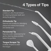 image:imageAquaSonic Water Flosser  Cordless Rechargeable Water Flossers for Teeth Cleaning  Waterproof Aqua Flosser Portable Oral Irrigator for Dental Cleaning with 5 Jet Tips  Braces Home TravelCharcoal Metallic