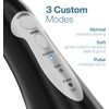 image:imageAquaSonic Water Flosser  Cordless Rechargeable Water Flossers for Teeth Cleaning  Waterproof Aqua Flosser Portable Oral Irrigator for Dental Cleaning with 5 Jet Tips  Braces Home TravelBlack