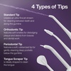 image:imageAquaSonic Water Flosser  Cordless Rechargeable Water Flossers for Teeth Cleaning  Waterproof Aqua Flosser Portable Oral Irrigator for Dental Cleaning with 5 Jet Tips  Braces Home TravelSatin Purple