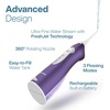 image:imageAquaSonic Water Flosser  Cordless Rechargeable Water Flossers for Teeth Cleaning  Waterproof Aqua Flosser Portable Oral Irrigator for Dental Cleaning with 5 Jet Tips  Braces Home TravelSatin Purple
