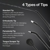 image:imageAquaSonic Water Flosser  Cordless Rechargeable Water Flossers for Teeth Cleaning  Waterproof Aqua Flosser Portable Oral Irrigator for Dental Cleaning with 5 Jet Tips  Braces Home TravelBlack