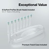image:imageAquasonic Elite UltraWhitening Toothbrush  ADA Accepted Power Toothbrush  8 Proflex Brush Heads amp Travel Case  50000 VPM Motor amp Wireless Charging  5 Modes w Smart Timer BlackWhite