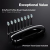 image:imageAquasonic Elite UltraWhitening Toothbrush  ADA Accepted Power Toothbrush  8 Proflex Brush Heads amp Travel Case  50000 VPM Motor amp Wireless Charging  5 Modes w Smart Timer WhiteBlack