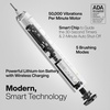 image:imageAquasonic Elite UltraWhitening Toothbrush  ADA Accepted Power Toothbrush  8 Proflex Brush Heads amp Travel Case  50000 VPM Motor amp Wireless Charging  5 Modes w Smart Timer BlackWhite