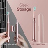 image:imageAquasonic Icon ADAAccepted Rechargeable Toothbrush  Magnetic Holder amp Slim Travel Case  2 Brushing Modes amp Smart Timers  Gentle MicroVibrations LilacBlush