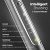 image:imageAquasonic Vibe Series PRO  UltraWhitening Electric Toothbrush  5 Modes amp Smart Timers  Premium Travel Case amp 6 Proflex Brush Heads  ADA Accepted Toothbrush Charcoal MetallicCharcoal Metallic