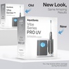 image:imageAquasonic Vibe Series PRO  UltraWhitening Electric Toothbrush  5 Modes amp Smart Timers  UV Sanitizing Base  ADA Accepted Optic WhiteCharcoal Metallic