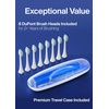 image:imageAquasonic Vibe Series UltraWhitening Toothbrush  ADA Accepted Electric Toothbrush  8 Brush Heads amp Travel Case  40000 VPM Motor amp Wireless Charging  4 Modes w Smart Timer  Charcoal MetallicSapphire Blue
