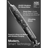 image:imageAquasonic Vibe Series UltraWhitening Toothbrush  ADA Accepted Electric Toothbrush  8 Brush Heads amp Travel Case  40000 VPM Motor amp Wireless Charging  4 Modes w Smart Timer  Charcoal MetallicCharcoal Metallic