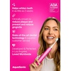 image:imageAquasonic Vibe Series UltraWhitening Toothbrush  ADA Accepted Electric Toothbrush  8 Brush Heads amp Travel Case  40000 VPM Motor amp Wireless Charging  4 Modes w Smart Timer  Charcoal MetallicElectric Pink