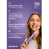 image:imageAquasonic Vibe Series UltraWhitening Toothbrush  ADA Accepted Electric Toothbrush  8 Brush Heads amp Travel Case  40000 VPM Motor amp Wireless Charging  4 Modes w Smart Timer  Charcoal MetallicSatin Violet