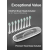 image:imageAquasonic Vibe Series UltraWhitening Toothbrush  ADA Accepted Electric Toothbrush  8 Brush Heads amp Travel Case  40000 VPM Motor amp Wireless Charging  4 Modes w Smart Timer  Charcoal MetallicCharcoal Metallic