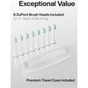 image:imageAquasonic Vibe Series UltraWhitening Toothbrush  ADA Accepted Electric Toothbrush  8 Brush Heads amp Travel Case  40000 VPM Motor amp Wireless Charging  4 Modes w Smart Timer  Charcoal MetallicOptic White